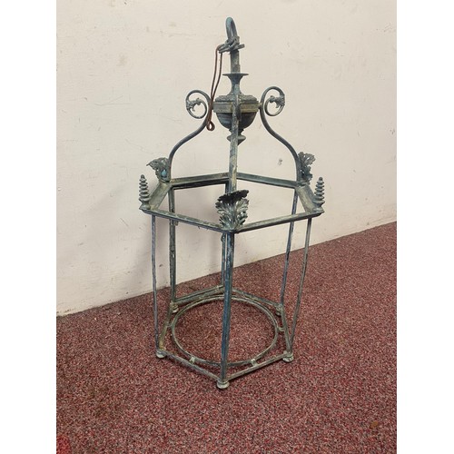 365 - A 19th century lantern frame, no glass -