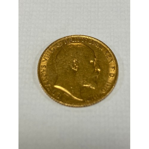 57A - A 1905 Edward VII half sovereign -