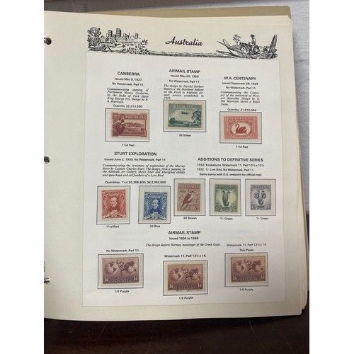 272 - Stamps: a Hingeless Australian Stamp Album -