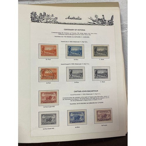 272 - Stamps: a Hingeless Australian Stamp Album -