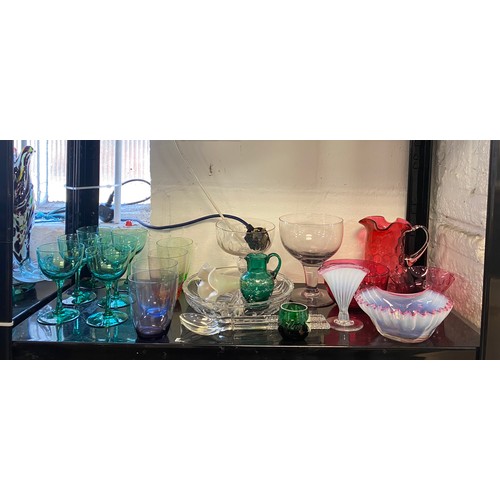 173 - A small quantity of Mdina and other glass, including Murano fish -