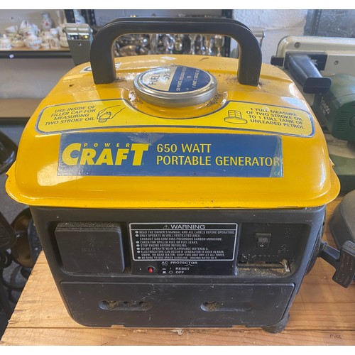 473 - A Power Craft 650w generator -