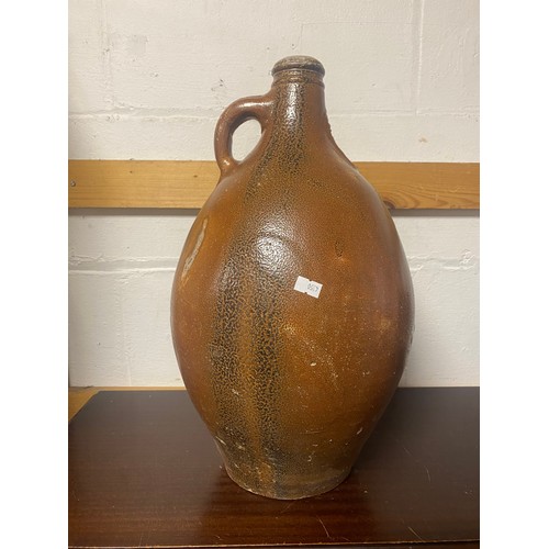 156 - A saltglaze stoneware Bellarmine jug -