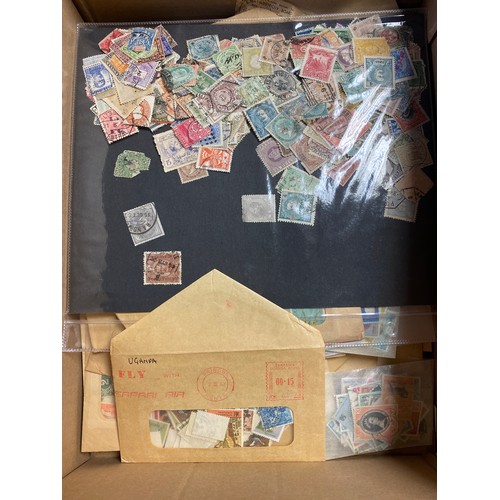 251 - Stamps: all World collection in envelopes, packet and an album, including USA, British Commonwealth,... 