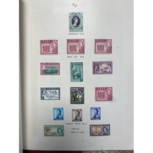 355 - Stamps: mixed lot of Commonwealth and World stamps, to QEII, in three albums and loose -