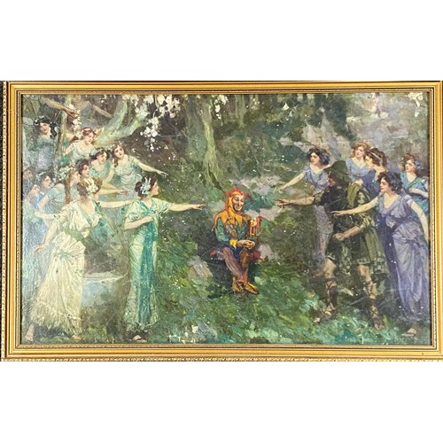 137 - Cyrus Cuneo, American 1879-1916 -                                                  
Figural scene, c... 