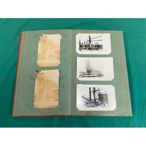 224 - Postcards: an early 20th century album of approximately 135 postcards, many R P, social history, boa... 