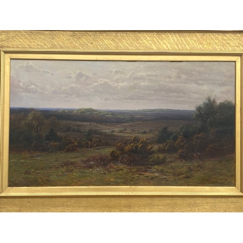 114 - Frederick Golden Short, British 1863-1936 -                  
View looking over Puck Pits in the New... 