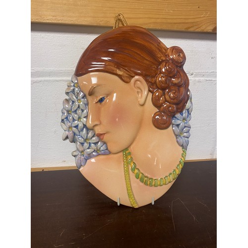 87 - A Beswick figural wall plate -
