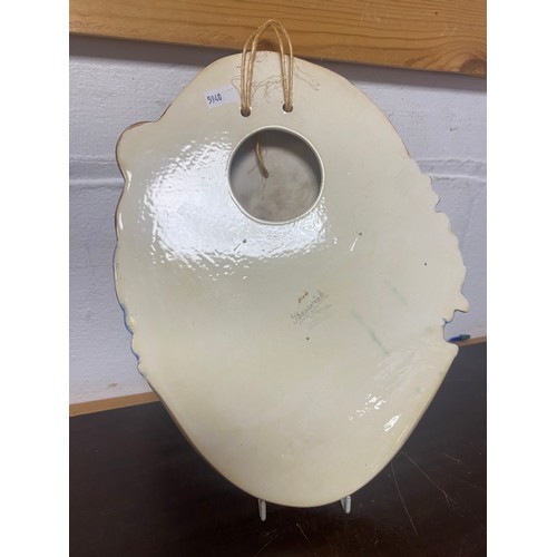 87 - A Beswick figural wall plate -