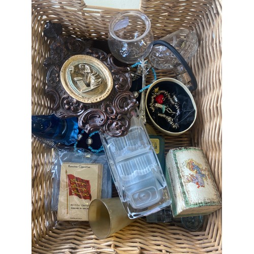 145 - A mixed lot, including compacts, bottles etc -
