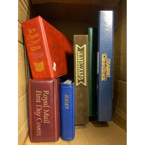 148 - A small quantity of empty albums etc -