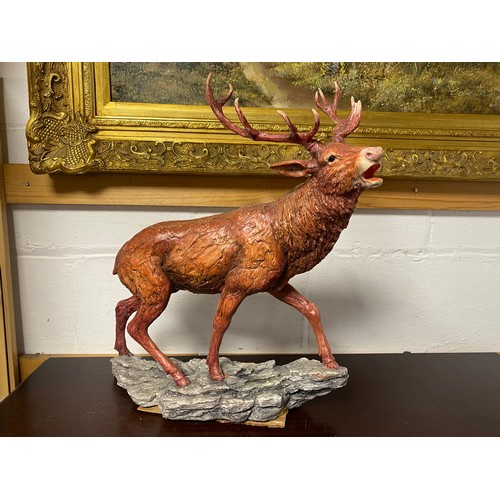 149 - A large model of a stag -