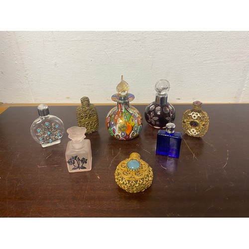 160 - A group of scent bottles -