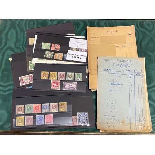 162 - Stamps: a quantity of approval books and GB and World stamps on stock cards -