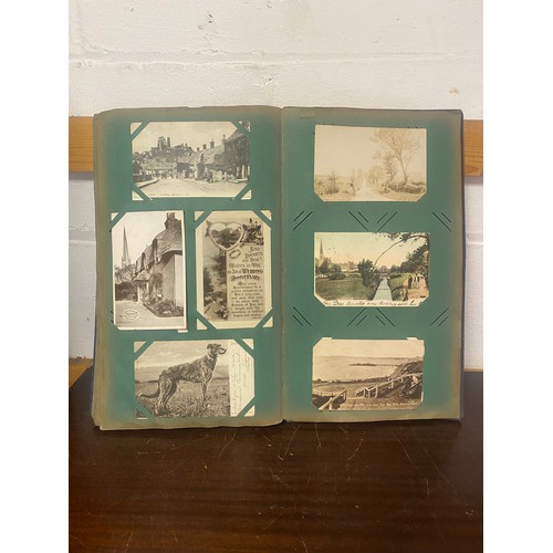 178 - Postcards: an album of approximately 200 postcards, including R P, Dr Barnardos, titled, Hampshire a... 