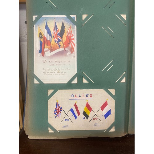 178 - Postcards: an album of approximately 200 postcards, including R P, Dr Barnardos, titled, Hampshire a... 