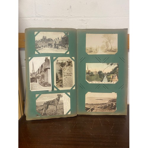 178 - Postcards: an album of approximately 200 postcards, including R P, Dr Barnardos, titled, Hampshire a... 