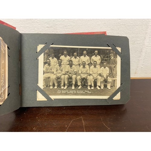 183 - Postcards: an album of approximately 58 postcards, to include Southampton docks and port, RMS Majest... 