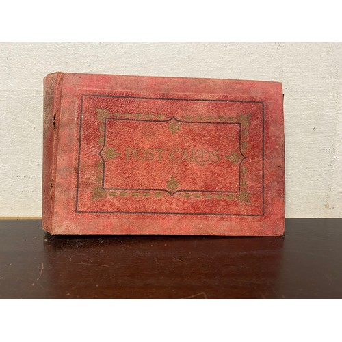 183 - Postcards: an album of approximately 58 postcards, to include Southampton docks and port, RMS Majest... 