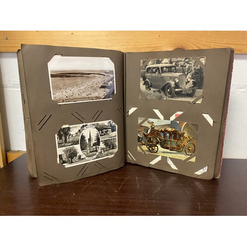 191 - Postcards: an album of approximately 80 cards, mostly greetings -