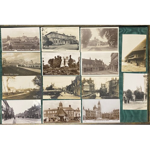 158 - Postcards: a group of approximately 25 loose photographic and other postcards, mostly of Newbury and... 