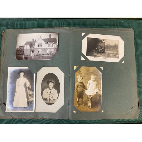 192 - Postcards: an album of approximately 125 postcards, including photographic, schools, topographical a... 