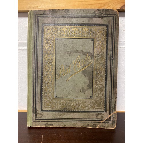 192 - Postcards: an album of approximately 125 postcards, including photographic, schools, topographical a... 
