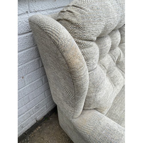 368 - A two seater sofa and matching armchair -
