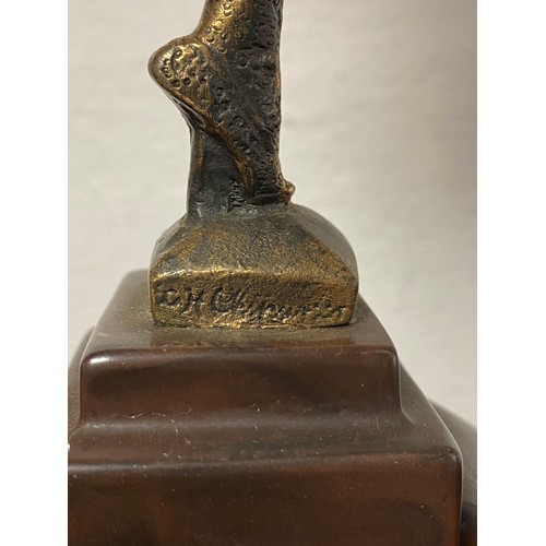 83 - In the style of Chiparus -                                                                 
A bronze... 