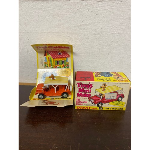 209 - Dinky: 350 Tiny's Mini-Moke, boxed, with giraffe -