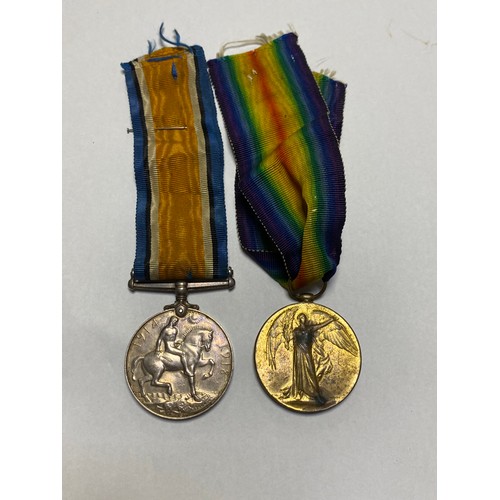 239 - Medals: a pair of WWI medals, awarded to 266234 Pte H Archer Oxf & Bucks L. I. -