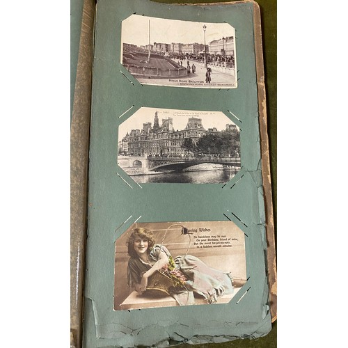 308 - Postcards: an album of approximately 230 postcards, to include Brighton, Sussex, Carlisle, London, o... 