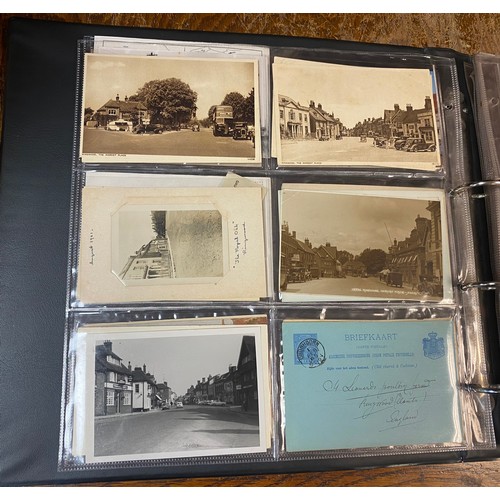 321 - Postcards: an album of approximately 180 postcards of local interest, to include Ringwood, Fordingbr... 