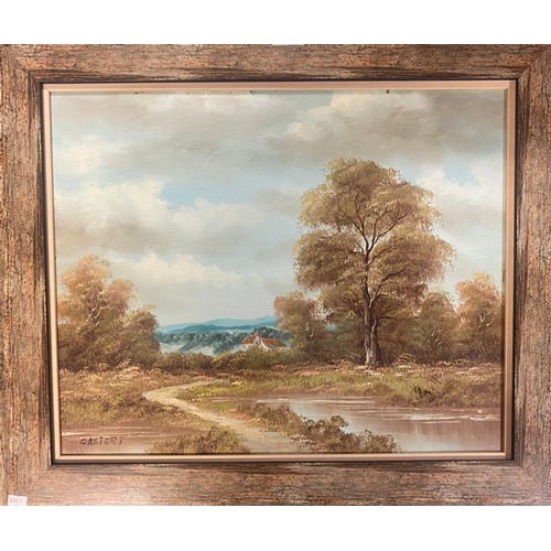 145 - Cafieri, 20th Century,
a pair of landscapes, each signed -