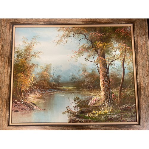 145 - Cafieri, 20th Century,
a pair of landscapes, each signed -