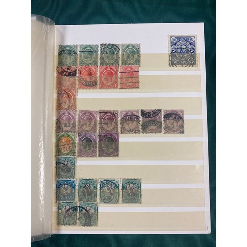 195 - Stamps: Commonwealth A-Z four stockbooks, including Australia, Canada, India, Malaysia, New Zealand,... 