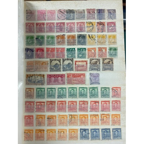 195 - Stamps: Commonwealth A-Z four stockbooks, including Australia, Canada, India, Malaysia, New Zealand,... 