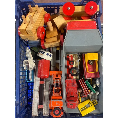 303 - Toys: a quantity of die cast model cars, mostly playworn -