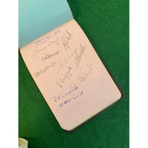 148 - Of sporting interest: an autograph album, including Alf Ramsey and Southampton FC, Newcastle FC, Mil... 