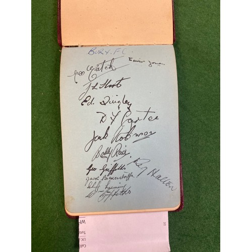 148 - Of sporting interest: an autograph album, including Alf Ramsey and Southampton FC, Newcastle FC, Mil... 