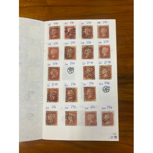 167 - Stamps: GB Penny 'plates', 156 in Club Book -