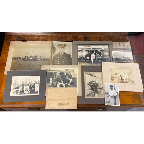 194 - Ephemera: a quantity of photographs, mostly of naval interest -