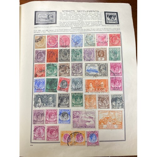 347 - Stamps: well filled Meteor Stamp Album, with all reigns mint and used GB, Commonwealth and World plu... 