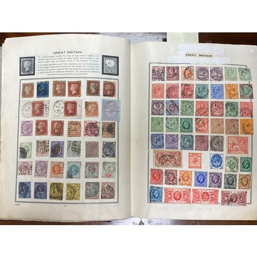 347 - Stamps: well filled Meteor Stamp Album, with all reigns mint and used GB, Commonwealth and World plu... 