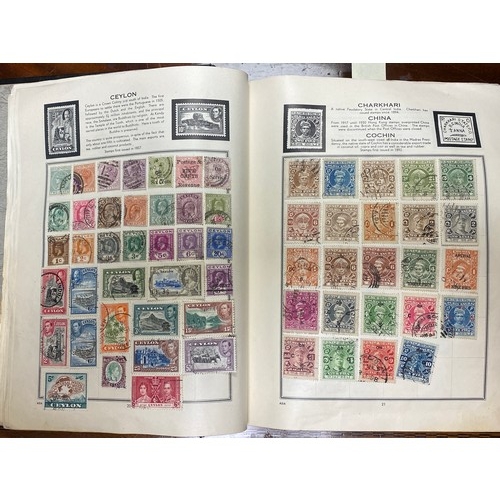 347 - Stamps: well filled Meteor Stamp Album, with all reigns mint and used GB, Commonwealth and World plu... 