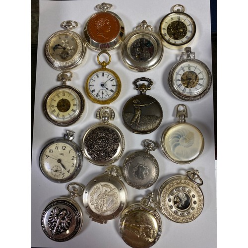 110 - A quantity of modern pocket watches -