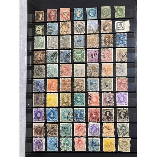 218 - Stamps: Spanish Colonies, 1860's-2000's, 23785 stamps, no duplicates, no wallpaper -