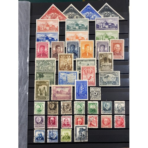 218 - Stamps: Spanish Colonies, 1860's-2000's, 23785 stamps, no duplicates, no wallpaper -