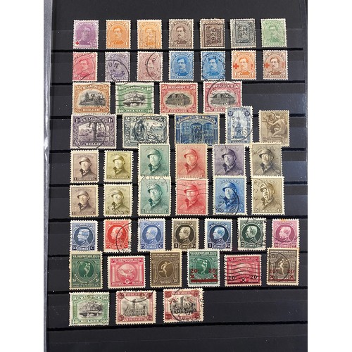 219 - Stamps: Belgium, Luxembourg, Belgian Congo, Malmedy, 1860's-2000's, 2600 stamps, no duplicates, no w... 